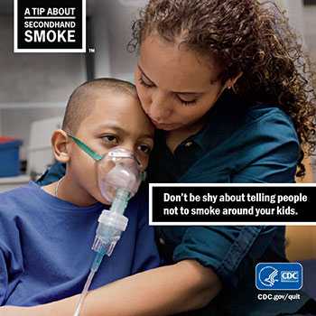 A Tip About Secondhand Smoke: Don't be shy about telling people not to smoke around your kids.