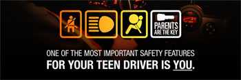 Graphic: One of the most important safety features for your teen driver is you.