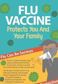 Infografía: la vacuna contra la influenza lo protege a usted y a su familia