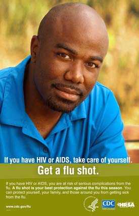 Vacuna contra la influenza: personas con VIH