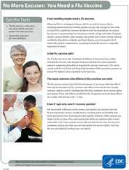 No more excuses: You need a flu vaccine (Fact Sheet)