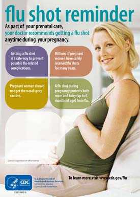 Pregnant Women Flu Shot Reminder