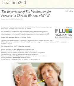 Healtheo 360, the importance of flu vaccination for people with chronic illnesses, NIVW.