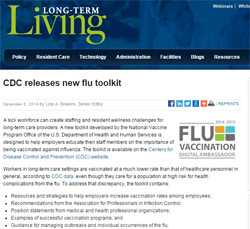 Long-term Living. CDC releases new flu toolkit.