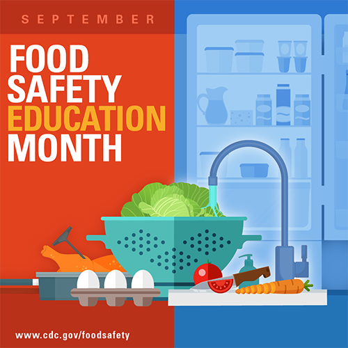 Image about Food Safety Education month in September 