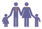 Graphic: Family holding hands