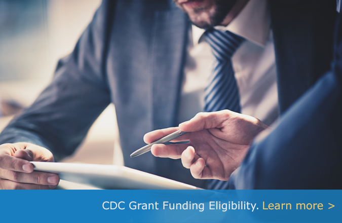 Learn more abouf CDC Grant Funding Eligibility