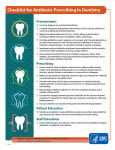Checklist for Antibiotic Prescribing in Dentistry