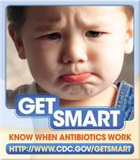 Get Smart: Know When Antibiotics Work (Caucasian Button)
