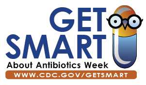 Get Smart About Antibiotics Week Badge without Dates