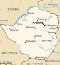 Zimbabwe Map