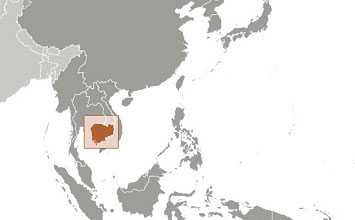 Map of Cambodia