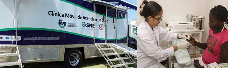 In April 2017, CDC/DR launched two mobile clinics to support the MoH to provide comprehensive health services in two cities