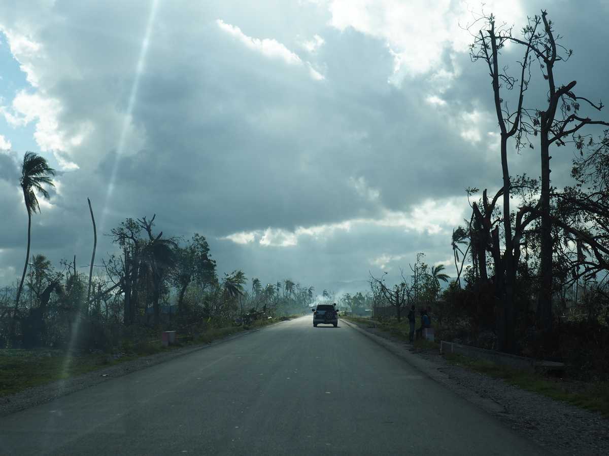 On the road, Grand Anse