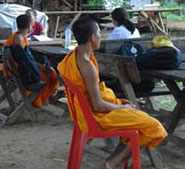 Image of laos monks