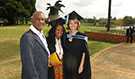 Akhona Tshangela and Moira Beery (pictured with the program director, Dr. Carl Reddy) are two of the successful graduates, and took the time to share their experiences with CDC South Africa