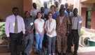 WAFETP workshop participants at the University of Ouagadougou on September 24, 2014. Ouagadougou, Burkina Faso.
