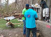 Conducted rapid needs assessment for relief support; Photo Credit: Parlo César Saint Vil