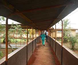 A tuberculosis hospital in Sierra Leone.