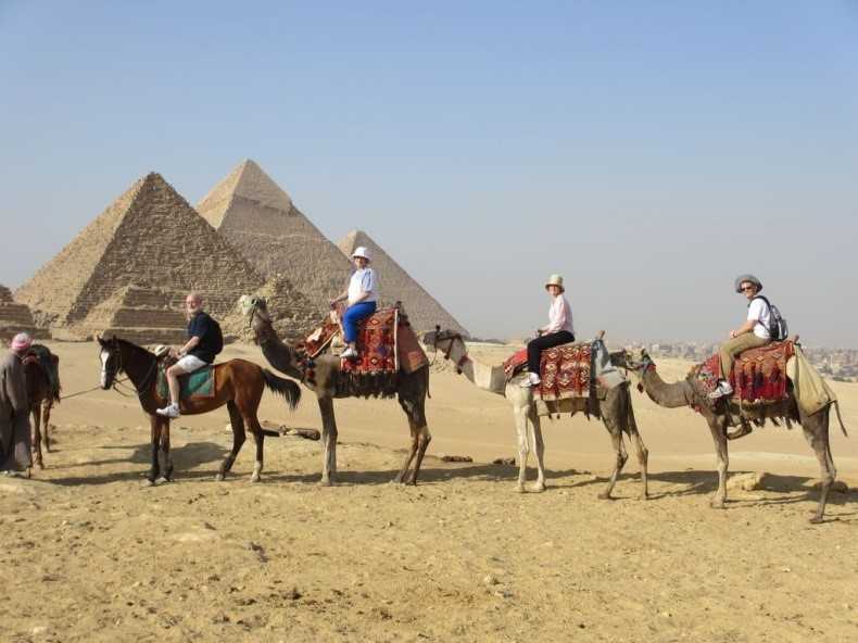 Infection prevention and control (IPC) specialists travel in Egypt .