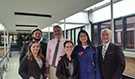 CDC and IANPHI representatives are greeted by Instituto Nacional de Salud Director Dr. Martha Lucía Ospina and colleagues