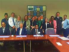 MOHS officials meet with representatives from U.S. CDC and IANPHI 