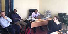Colleagues from Rwanda's Institute of HIV/AIDS Disease Prevention and Control (IHDPC) and IANPHI.