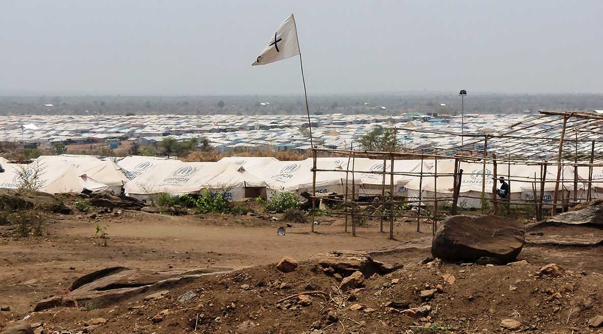 	Refugee camp in South Sudan.