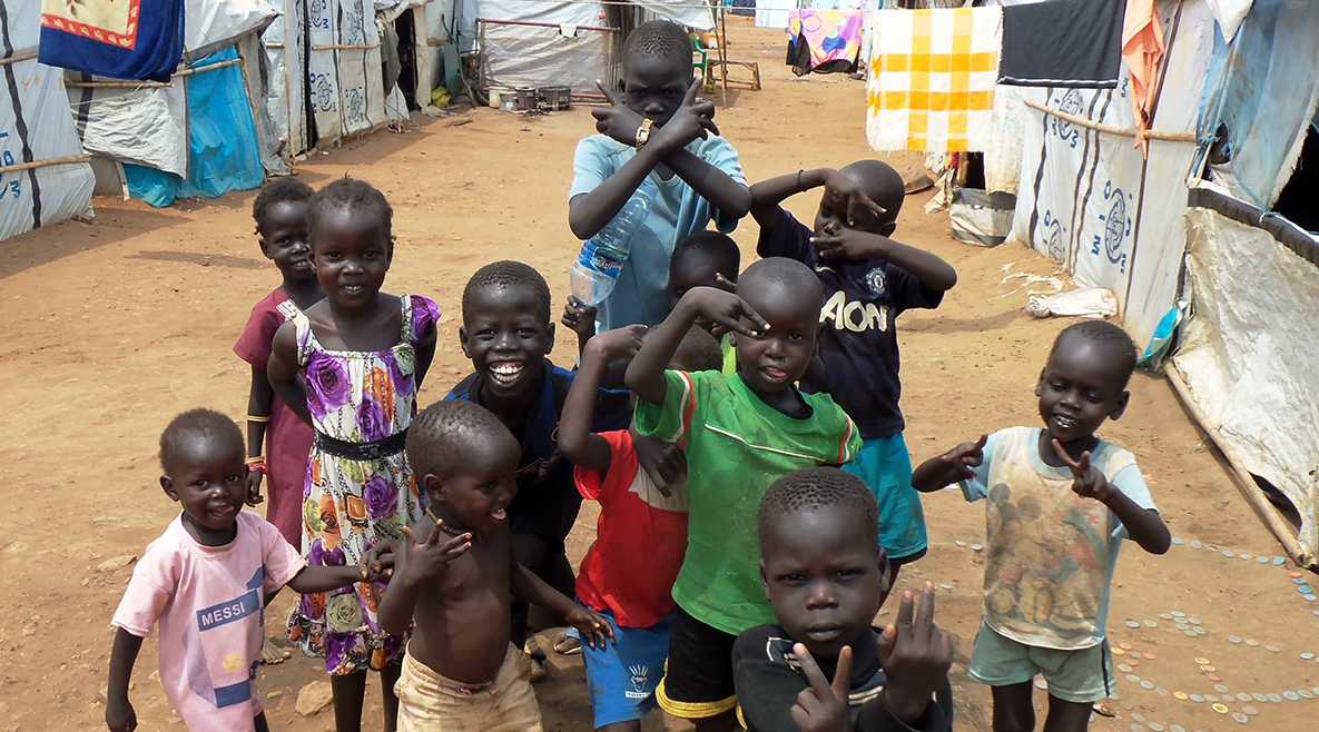 After the vaccination teams have come and gone, the children are protected and ready to play and learn