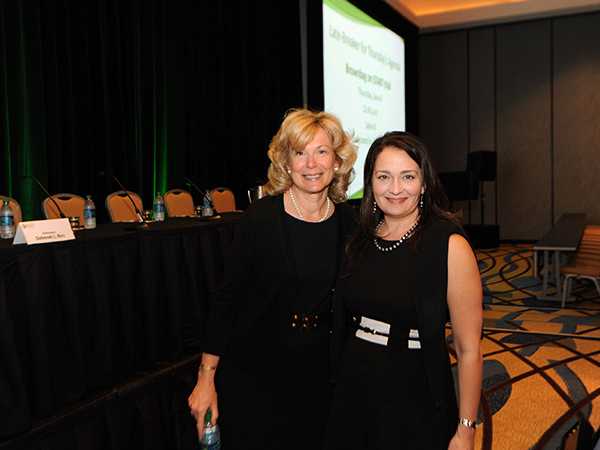 Ambassador-at-Large, Deborah L. Birx, MD, and Dr. Shannon Hader, MD, MPH at the Annual Meeting for CDC’s Division of HIV & TB