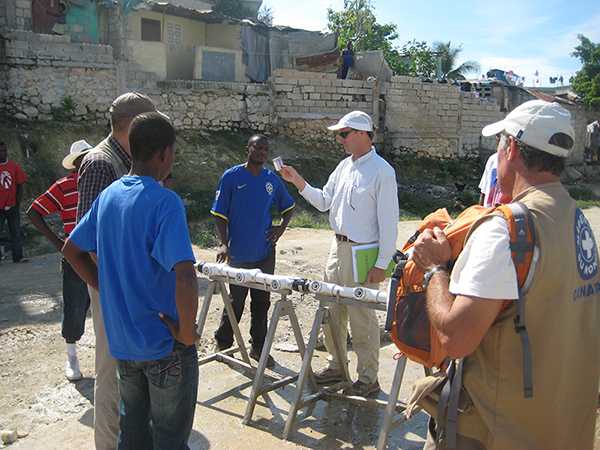 Dr. Jordan Tappero at the Haiti Cholera Epidemic 