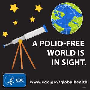 - A polio-free world is in sight. www.cdc.gov/globalhealth
