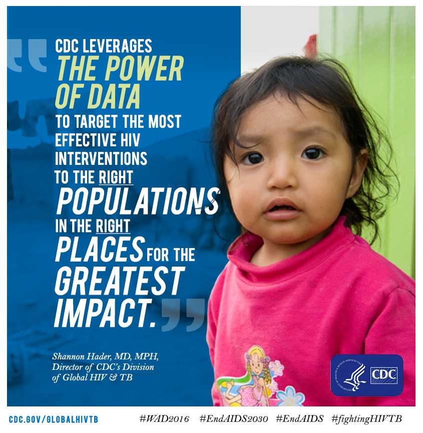 CDC leverages the power of data to target the most effective HIV interventions to the right populations in the right places for the greatest impact.