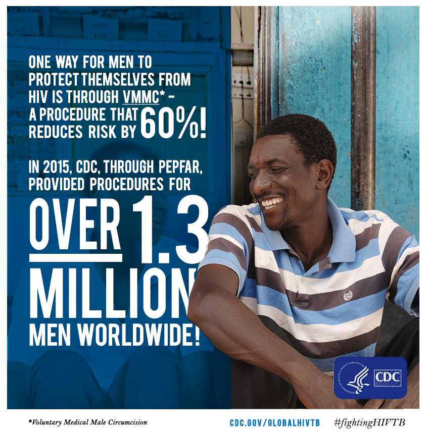 One way for men to protect themselves from HIV is through VMMC a procedure that reduces risk by 60 percent