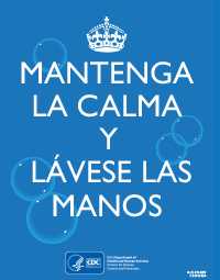 Keep Calm and Wash Your Hands (spanish version)