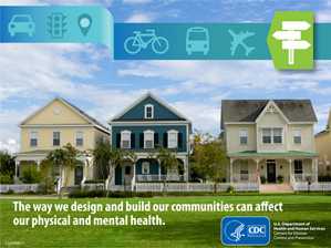 The way we design and build our communities can affect our health.