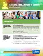 cover of Managing Food Allergies in Schools resource