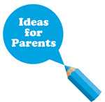 Ideas for Parents blue pencil image