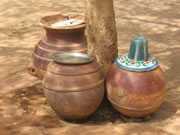 	Storage jars from CDCs Safe Water System program at a mosque in Niger