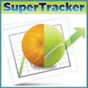 Image of a button with SuperTracker label