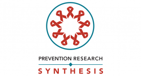 Prevention Research Synthesis logo with ribbons