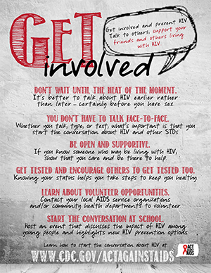 Youth poster: Get Involved