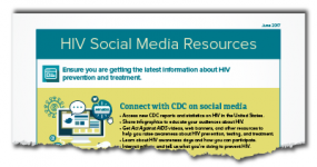 HIV Social Media Resources Fact Sheet thumbnail
