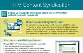 HIV Content Syndication Fact Sheet
