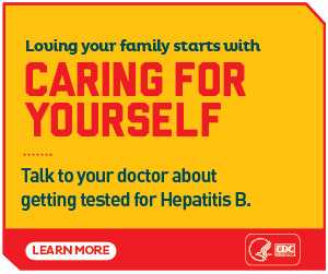 Loving your family starts with caring for yourself. Talk to your doctor about getting tested for Hepatitis B. Learn more: https://www.cdc.gov/knowhepatitisB/