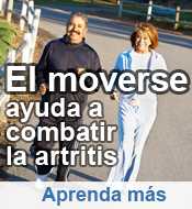 El moverse ayuda a combatir la artritis. Aprenda mas