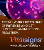 CDC Vital Signs Learn Vital Information on stopping infections from lethal CRE germs.