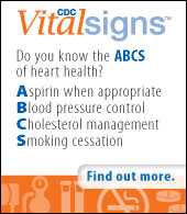 Do you know the ABCs of Heart Health? Aspirin when appropriate Blood pressure control, Cholesterol management, Smoking cessation Find out more.