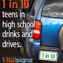 Nearly one million high school teens still drink and drive each year