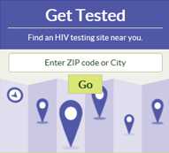 Get Tested, Find an HIV testing site near you
